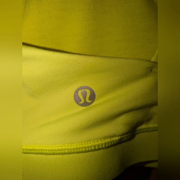 EUC Lululemon Energy Bra *8* Highlight Yellow π - Picture 7 of 11